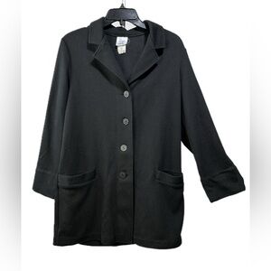 Weekenders Women's Black Coat Jacket